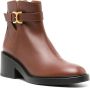 Chloé Marcie 60mm leather boots Brown - Thumbnail 2