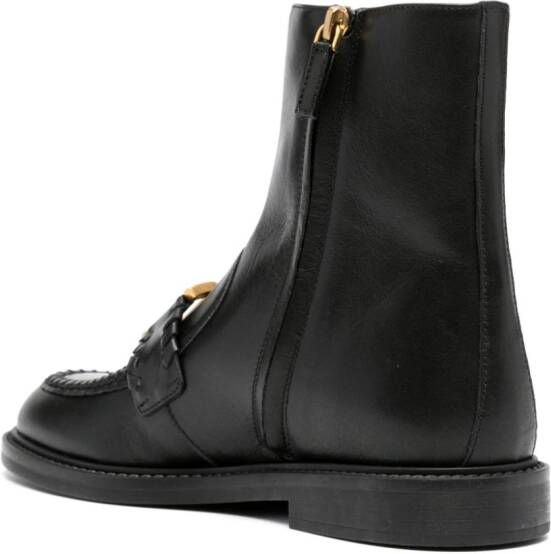 Chloé Marcie leather ankle boots Black