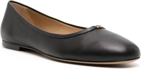 Chloé Marcie leather ballerina shoes Black