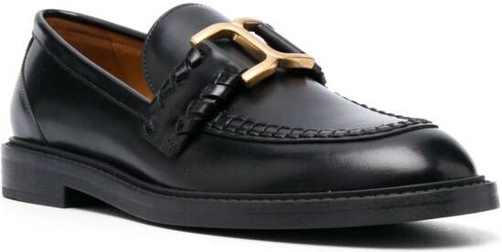 Chloé Marcie leather loafers Black