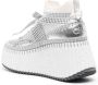 Chloé Nama 80mm wedge sneakers Silver - Thumbnail 3