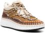 Chloé Nama lace-up sneakers Brown - Thumbnail 2