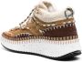 Chloé Nama lace-up sneakers Brown - Thumbnail 3