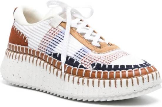 Chloé Nama lace-up sneakers White