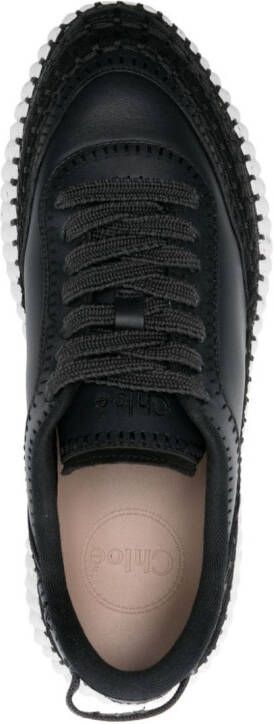 Chloé Nama leather sneakers Black