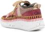 Chloé Nama splattered-sole patchwork sneakers Brown - Thumbnail 3