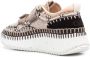 Chloé Nama touch-strap fastening sneakers Brown - Thumbnail 3