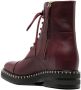 Chloé Noua lace-up leather boots Red - Thumbnail 3