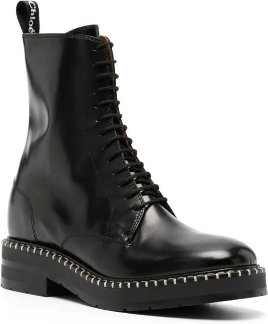Chloé Noua leather ankle boot Black