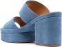 Chloé Odina 95mm suede sandals Blue - Thumbnail 3