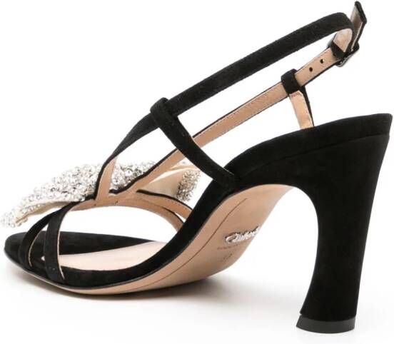 Chloé Oli 90mm bead-embellished sandals Black
