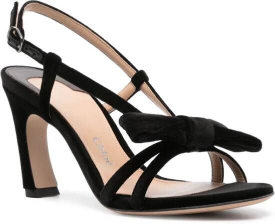 Chloé Oli Heeled 90mm sandal Black