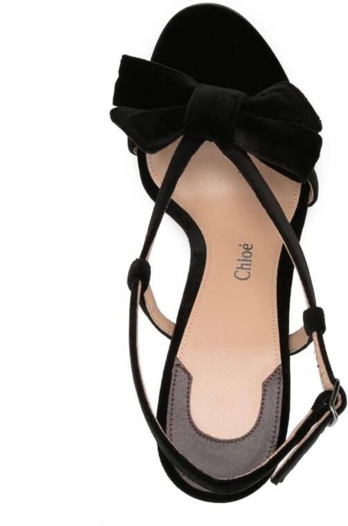 Chloé Oli Heeled 90mm sandal Black