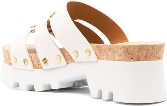 Chloé Owena platform sandals White