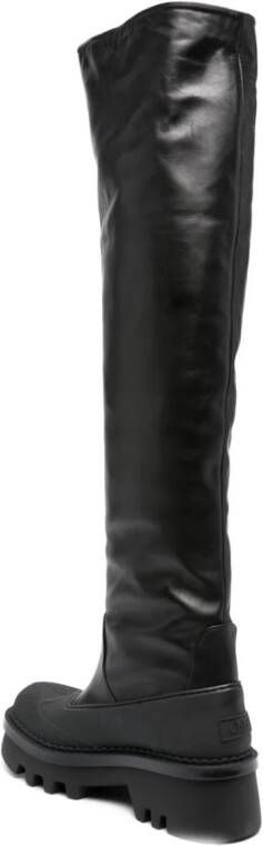 Chloé Raina 50mm thigh-high leather boots Black