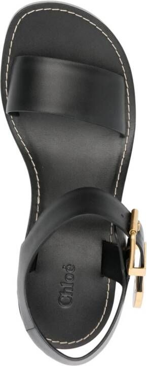 Chloé Rebecca 55mm leather sandals Black