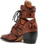 Chloé Reilly 60mm snakeskin boots Brown - Thumbnail 3