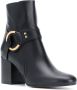 Chloé ring detail leather boots Black - Thumbnail 2