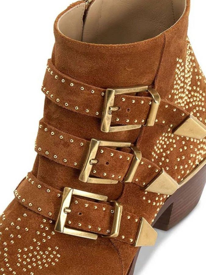 Chloé Susan 40mm buckled boots Brown