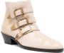 Chloé Susanna studded triple-strap boots Neutrals - Thumbnail 2