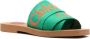 Chloé Woody flat slides Green - Thumbnail 2