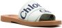 Chloé Woody logo-print sandals Green - Thumbnail 2
