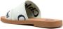 Chloé Woody logo-print sandals Green - Thumbnail 3