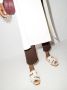 Chloé Woody logo-tape flat sandals White - Thumbnail 2
