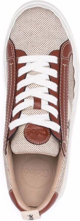 Chloé Woody low-top sneakers Neutrals