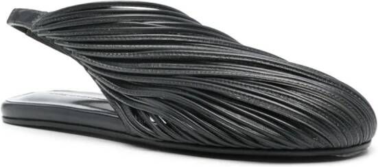 Christopher Esber Saskia strand-design leather slippers Grey