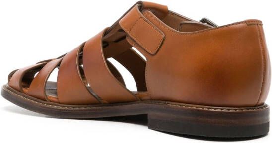 Church's buckle-fastening strap-detail sandals Brown