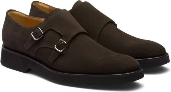 Church's buckled leather monk shoes Brown