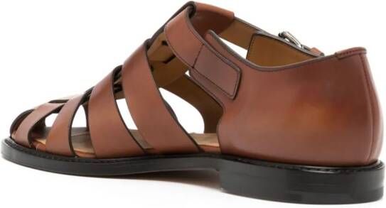 Church's buckled leather sandals Brown