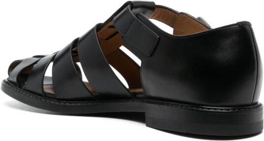Church's cut-out closed-toe sandals Black