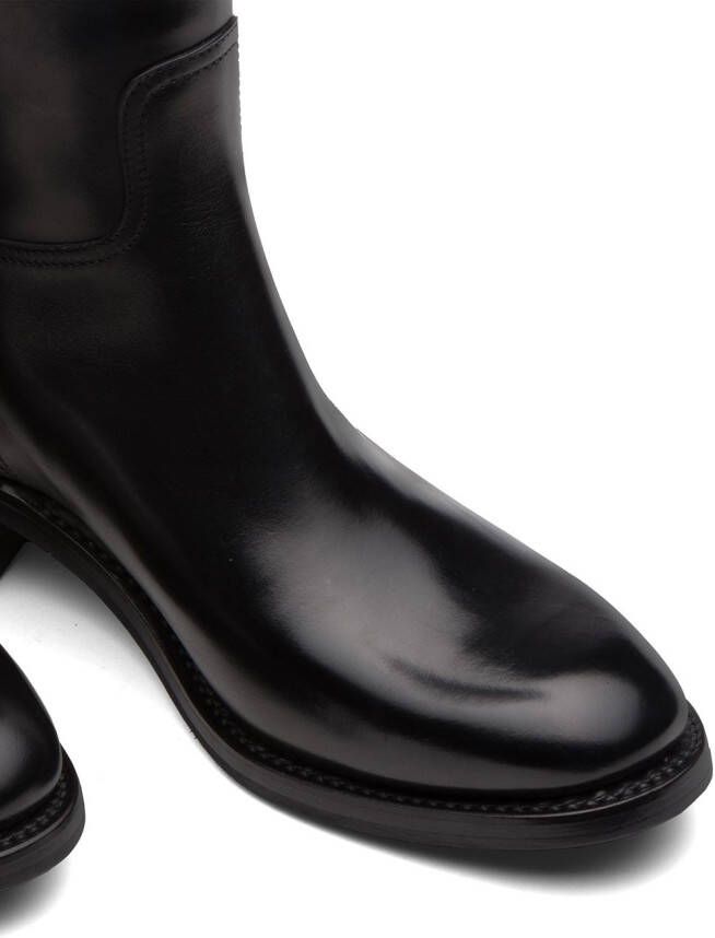 Church's Elizabeth leather knee-high boots Black