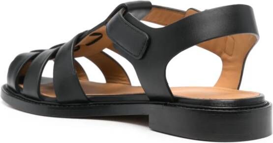 Church's Fisher caged leather sandals Black