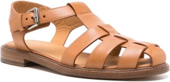 Church's Fisher caged leather sandals Brown