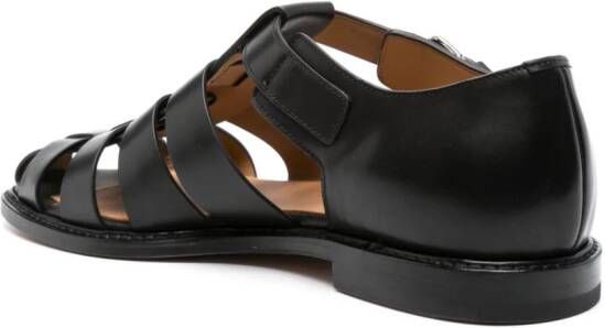 Church's Fisherman leather sandal Black