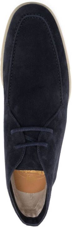 Church's Goring soft suede lace-up boots Blue