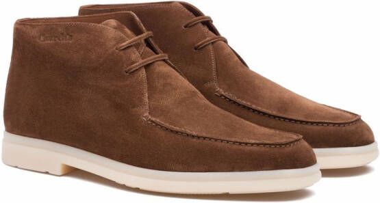 Church's Goring soft suede lace-up boots Brown