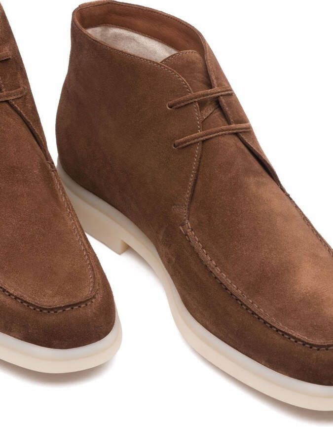Church's Goring soft suede lace-up boots Brown
