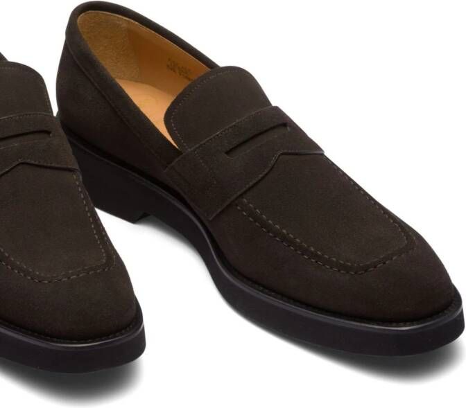 Church's Heswall 2 penny suede loafers Brown