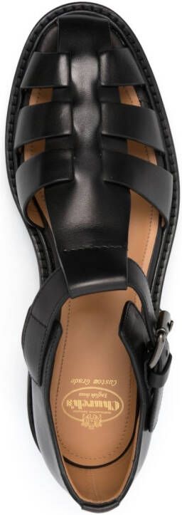Church's Hove caged sandals Black