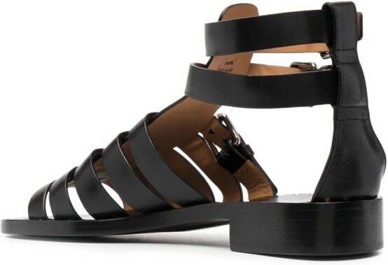 Church's interwoven-design buckle-fastening sandals Black