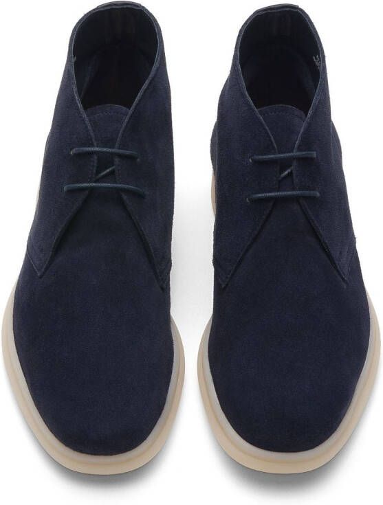 Church's lace-up suede boots Blue