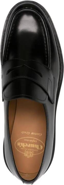 Church's leather penny loafers Black