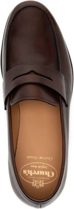 Church's Milford leather loafers Brown