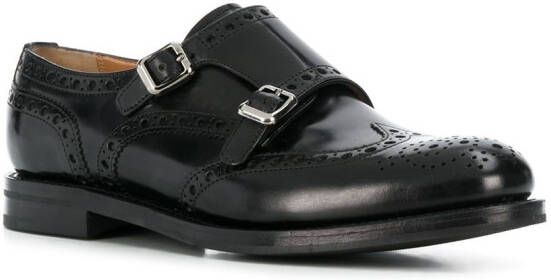 Church's monk-strap brogue shoes Black