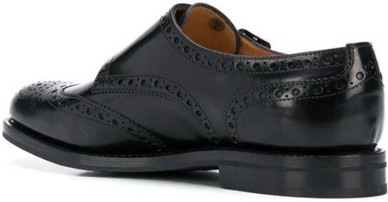 Church's monk-strap brogue shoes Black