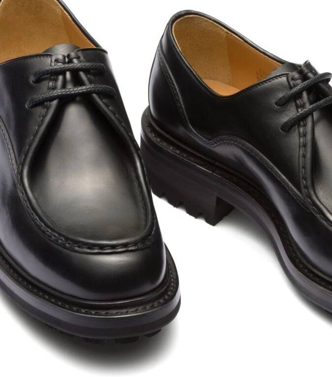 Church's Monteria lace-up leather derby shoes Black